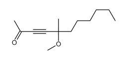 5-methoxy-5-methylundec-3-yn-2-one结构式