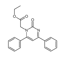 ethyl 2-(2-oxo-4,6-diphenylpyrimidin-1-yl)acetate结构式