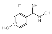 4-(Amino(hydroxyimino)methyl)-1-methylpyridinium iodide structure