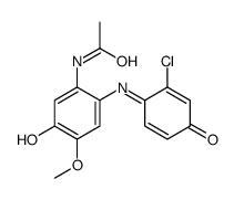 N-[6-[(2-chloro-4-hydroxyphenyl)imino]-4-methoxy-3-oxo-1,4-cyclohexadien-1-yl]acetamide picture