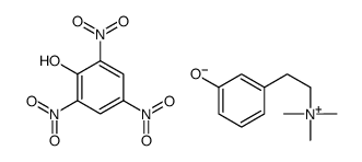 2-(3-hydroxyphenyl)ethyl-trimethylazanium,2,4,6-trinitrophenolate Structure
