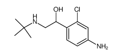 1-(4-Amino-2-chlorphenyl)-2-tert.butylaminoethanol Structure