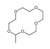 2-methyl-1,3,6,9,12-pentaoxacyclotetradecane Structure