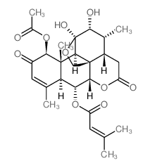 SENECIOYLOXYCHAPARRINONE, 6A,1-ACETOXY structure