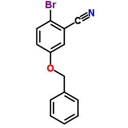 5-(Benzyloxy)-2-bromobenzonitrile结构式