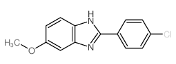 1H-Benzimidazole,2-(4-chlorophenyl)-6-methoxy- picture