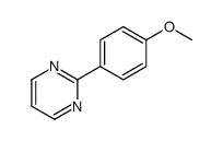 2-(4-methoxyphenyl)pyrimidine结构式