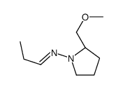 N-[(2S)-2-(methoxymethyl)pyrrolidin-1-yl]propan-1-imine结构式