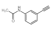 N-(3-乙炔基苯基)乙酰胺结构式