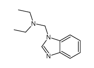 N-(1H-BENZO[D]IMIDAZOL-1-YLMETHYL)-N,N-DIETHYLAMINE结构式