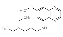 1,3-Propanediamine,N1,N1-diethyl-N3-(7-methoxy-5-quinoxalinyl)- structure