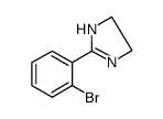 1H-IMIDAZOLE, 4,5-DIHYDRO-2-(2-BROMOPHENYL)- Structure