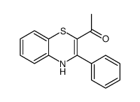 1-(3-phenyl-4H-1,4-benzothiazin-2-yl)ethanone结构式