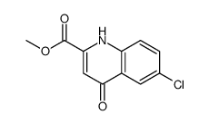 Ethyl 6-chloro-4-oxo-1,4-dihydroquinoline-2-carboxylate Structure