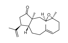 3,4-epoxy-14-oxo-7,18-dolabelladiene Structure