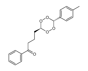 3-(3-benzoylpropyl)-6-(p-tolyl)-1,2,4,5-tetroxan Structure