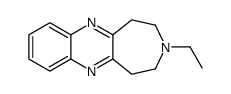 1H-Azepino[4,5-b]quinoxaline,3-ethyl-2,3,4,5-tetrahydro-(9CI)结构式