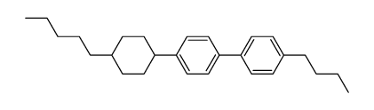 4'-Butyl-4-(4-pentyl-cyclohexyl)-biphenyl结构式