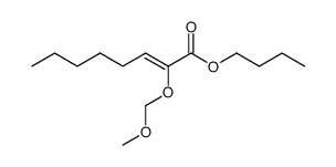 butyl 2-(methoxymethoxy)oct-2-enoate结构式