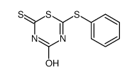 6-(phenylthio)-2-thioxo-2,3-dihydro-4H-1,3,5-thiadiazin-4-one picture