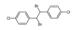 1,2-dibromo-1,2-di-(p-chlorophenyl)-ethane Structure