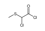 α-chloro-α-(methylthio)-acetyl chloride结构式