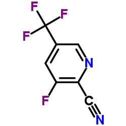 3-Fluoro-5-(trifluoromethyl)picolinonitrile Structure