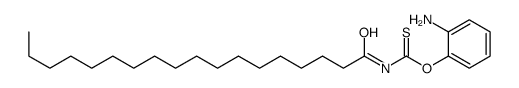 O-(2-aminophenyl) N-octadecanoylcarbamothioate结构式