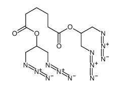bis(1,3-diazidopropan-2-yl) hexanedioate结构式