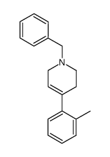 1,2,3,6-tetrahydro-4-(2-methylphenyl)-1-(phenylmethyl)-pyridine Structure