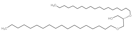 (S)-2,3-双十八烷氧基丙醇结构式