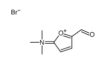 (5-formylfuran-2-yl)-trimethylazanium,bromide Structure
