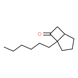 Bicyclo[3.2.0]heptan-6-one, 5-hexyl- (9CI)结构式