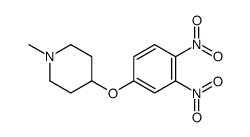 4-(3,4-dinitrophenoxy)-1-methylpiperidine Structure