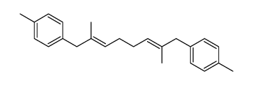 4,4'-(2,7-dimethylocta-2,6-diene-1,8-diyl)bis(methylbenzene) Structure