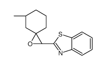 2-[(2S,3R,5R)-5-methyl-1-oxaspiro[2.5]octan-2-yl]-1,3-benzothiazole结构式