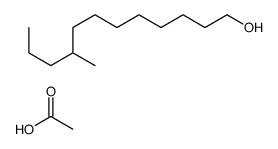 acetic acid,9-methyldodecan-1-ol Structure