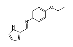 N-(pyrrolyl-2-methylene)-p-ethoxyaniline Structure