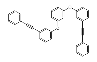 1,3-bis[3-(2-phenylethynyl)phenoxy]benzene结构式