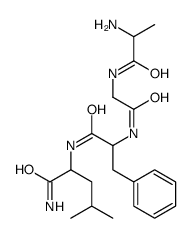 enkephalinamide-Leu, de-Tyr(1)-Ala(2)- structure