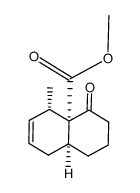 8aβ-carbomethoxy-8β-methyl-3,4,4aβ,5,8,8a-hexahydro-1(2H)-naphthalenone Structure