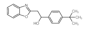 2-BENZOXAZOL-2-YL-1-(4-TERTBUTYLPHENYL)ETHANOL Structure