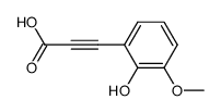 3-(2-hydroxy-3-methoxyphenyl)propynoic acid Structure