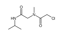 Acetamide, 2-chloro-N-methyl-N-[2-[(1-methylethyl)amino]-2-oxoethyl]结构式