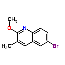 6-Bromo-2-methoxy-3-methylquinoline structure