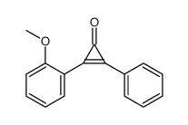 2-(2-methoxyphenyl)-3-phenylcycloprop-2-en-1-one Structure