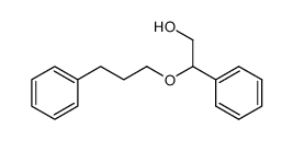 2-phenyl-2-(3-phenylpropoxy)ethanol Structure