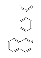 1-(4-nitrophenyl)isoquinoline结构式