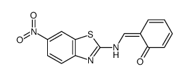 6-[[(6-nitro-1,3-benzothiazol-2-yl)amino]methylidene]cyclohexa-2,4-dien-1-one picture