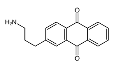 2-(3-aminopropyl)anthracene-9,10-dione结构式
